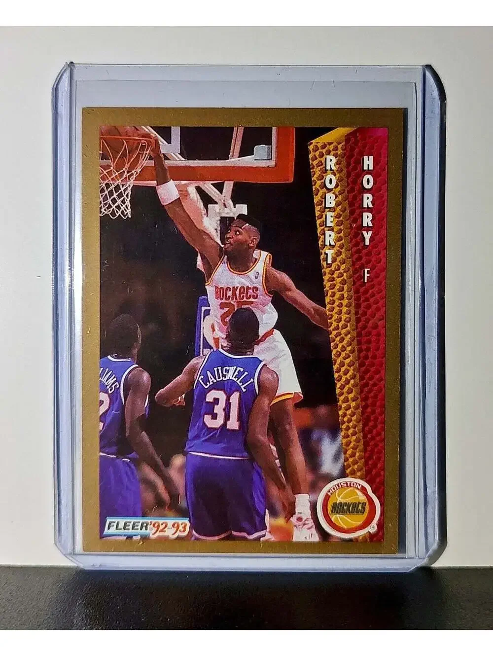 Robert Horry 1992-93 Fleer NBA #347 Card Houston Rockets